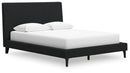 Cadmori Upholstered Bed with Roll Slats