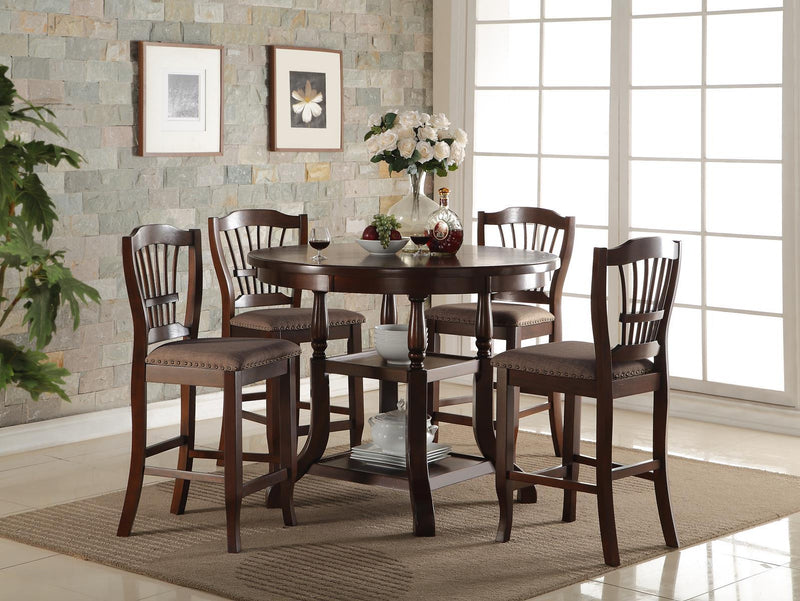 New Classic Bixby Counter Chair in Espresso (Set of 2)