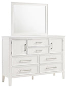 New Classic Furniture Andover 6 Drawer Dresser in White
