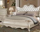 New Classic Furniture Monique King Panel Bed in Pearl