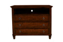 New Classic Furniture Tamarack Media Chest in Brown Cherry