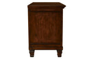 New Classic Furniture Tamarack Nightstand in Brown Cherry