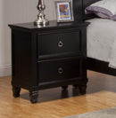 New Classic Tamarack 2-Drawer Nightstand in Black