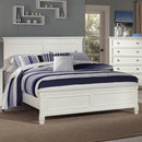 New Classic Tamarack California King Panel Bed in White