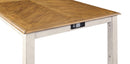 AMY 60" COUNTER TABLE+CHAIRS W/STG (5 PC) -2 TONE BISQUE