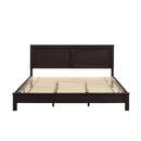 ARIES 6/6 EK PANEL BED-HB/FB/RAILS-MERLOT