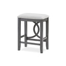 BELLA COUNTER TABLE & 2 STOOLS-GRAY