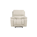 CICERO GLIDER RECLINER W/ PWR FR & HR-CREAM