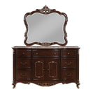 CONSTANTINE DRESSER/SERVER MIRROR-CHERRY