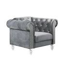 EMMA CRYSTAL CHAIR-GRAY