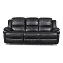 FLYNN SOFA W/BASE LIGHTING-BLACK