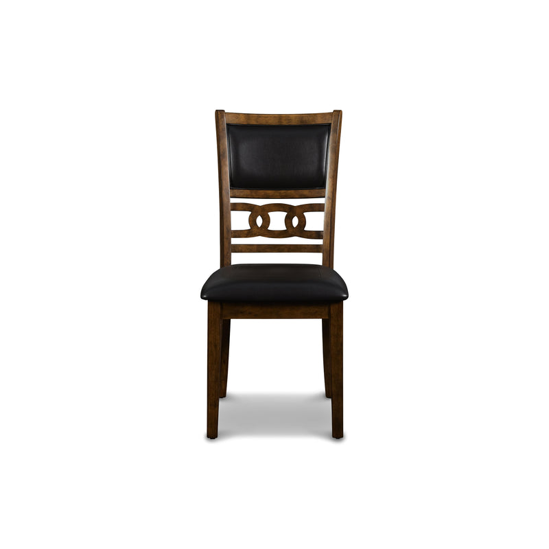 GIA 42" DINING DROP LEAF TABLE W/2 CHAIRS-BROWN