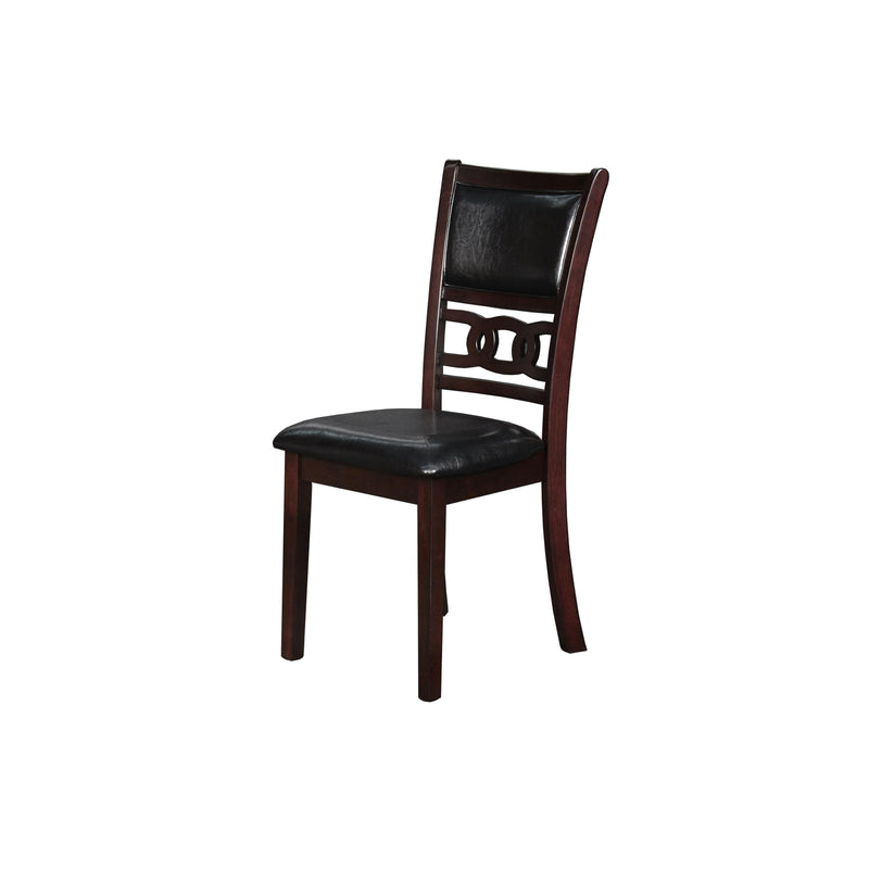 GIA 42" DINING DROP LEAF TABLE W/2 CHAIRS-EBONY