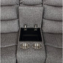 GRANADA CONSOLE LOVESEAT W/PWR FR-GRAY