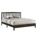LEO 6/6 EK SLAT BED-HB/FB/RAILS-GRAY