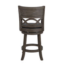 MANCHESTER 24" COUNTER STOOL-ANT GRAY W/PU SEAT