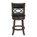 MANCHESTER 24" COUNTER STOOL-ANT GRAY W/PU SEAT