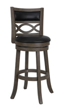 MANCHESTER 29" BAR STOOL-ANT GRAY W/PU SEAT