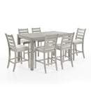 PASCAL LADDERBACK COUNTER CHAIR (2 Per Carton)-DRIFTWOOD