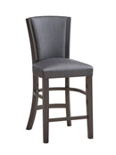 PLATINA COUNTER CHAIR-GLITTER GRAY