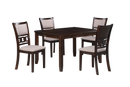 GIA 5PC 48" RECT. DINING TABLE & 4 CHAIRS-CHERRY