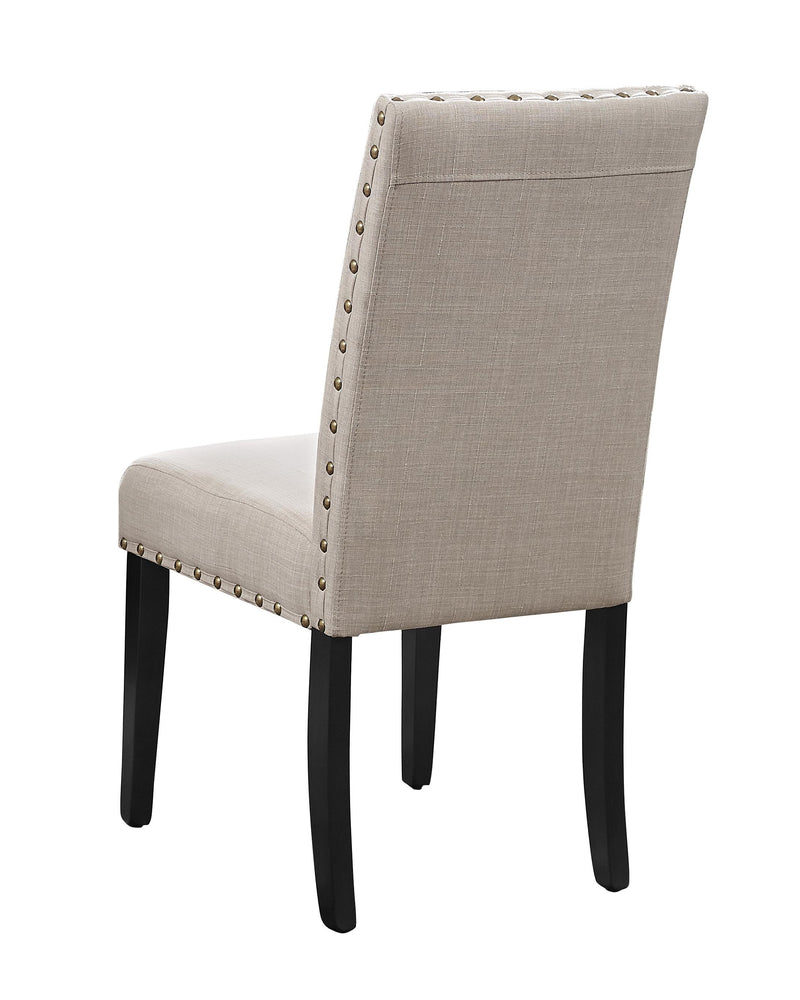 CRISPIN NATURAL BEIGE DINING CHAIR- (2/Ctn)