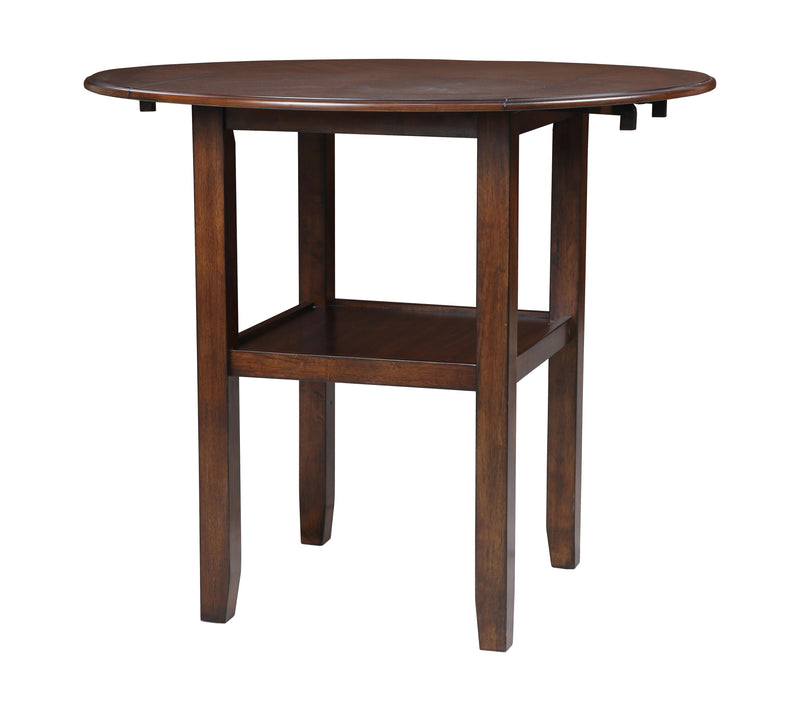GIA 42" COUNTER  DROP LEAF TABLE W/2 CHAIRS-CHERRY