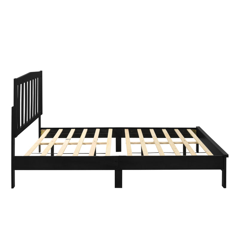 LEO 4/6 F SLAT BED-HB/FB/RAILS-BLACK