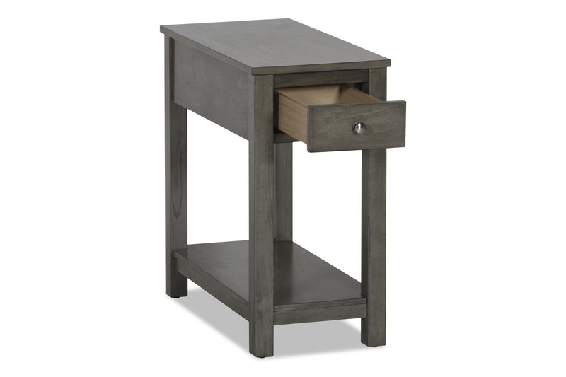 NOAH  END TABLE WITH DRAWER-GRAY