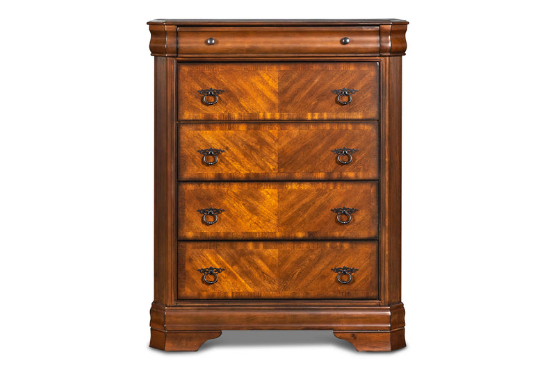 SHERIDAN CHEST- BURNISHED CHERRY