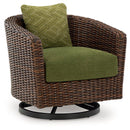Horizon Hall Outdoor Swivel Lounge Chair with Cushion