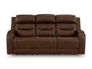 Knightington Power Reclining Sofa with Audio Seating