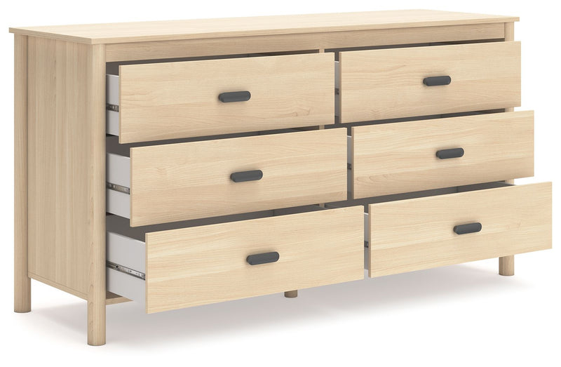 Cabinella - Tan - Six Drawer Dresser