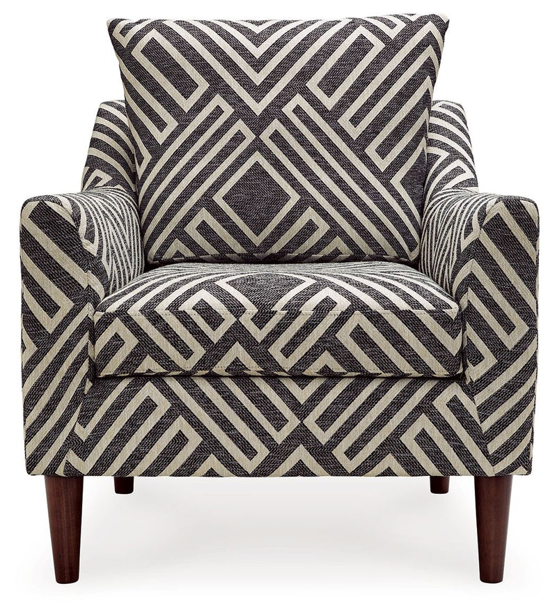 Morrilton Next-gen Nuvella - Natural / Charcoal - Accent Chair