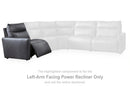 ModZ Power Reclining Sectional Loveseat with Audio Console