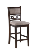 GIA 5PC 42" SQUARE COUNTER TABLE & 4 CHAIRS-CHERRY