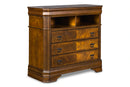 SHERIDAN MEDIA CHEST- BURNISHED CHERRY