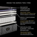 Beautyrest BlackÂ® Series Two 13.5" Hybrid Firm Mattress