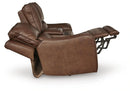 Silverbrooke Power Reclining Loveseat with Console