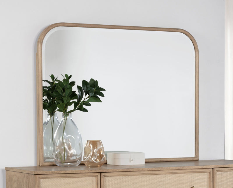 Kailani - Dresser Mirror - Beige Oak