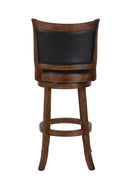 BRISTOL 29" BAR STOOL-DK BROWN W/PU SEAT