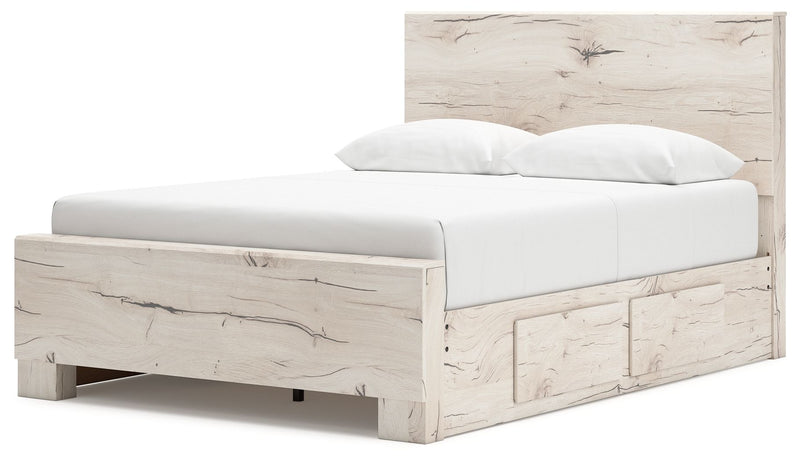 Lawroy - Panel Bed With Storage