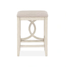 BELLA COUNTER TABLE & 2 STOOLS -2 TONE BISQUE