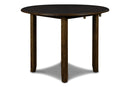 GIA 42" DINING DROP LEAF TABLE W/2 CHAIRS-BROWN