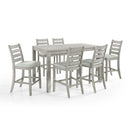 PASCAL LADDERBACK COUNTER CHAIR (2 Per Carton)-DRIFTWOOD