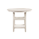 AMY 5 PC COUNTER TABLE SET-BISQUE