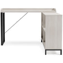 Bayflynn - White / Black - L-Desk