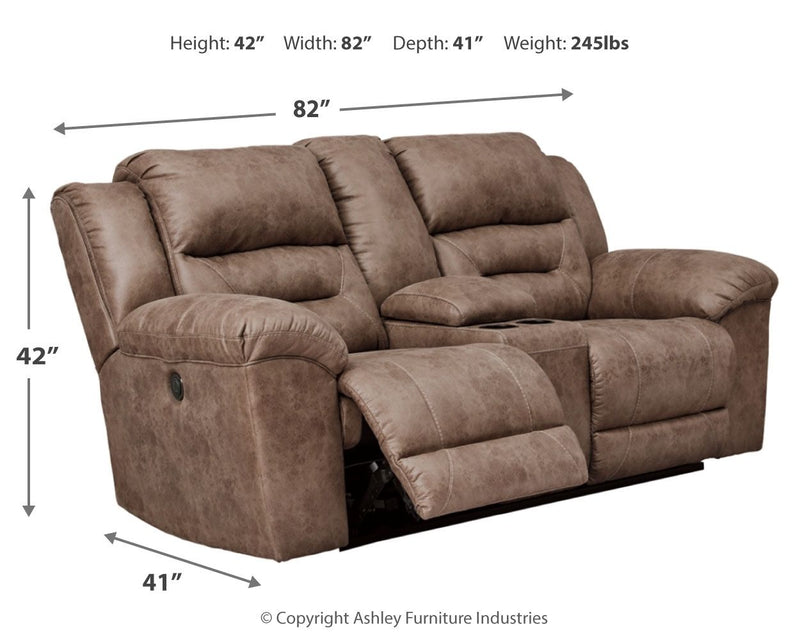 Stoneland - Power Reclining Loveseat