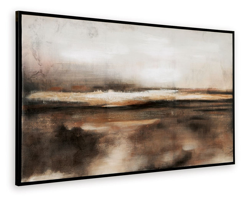 Drewland - Black / Brown / Orange - Wall Art