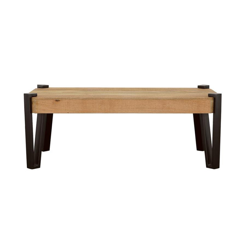 Winston - Rectangular Wood Top Coffee Table - Natural